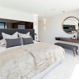 85+ Bílých ložnice interiérové ​​myšlenky: elegantní luxus (fotogra...